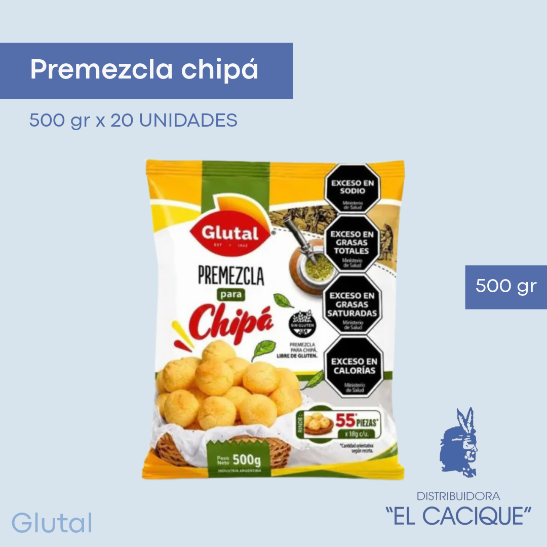 PREMEZCLA CHIPA (sin gluten) 20 x 500 gr.